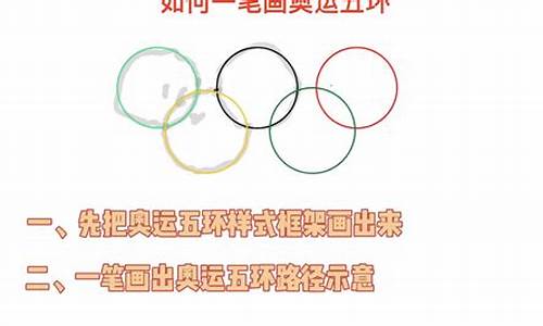 一笔画奥运五环_一笔画奥运五环步骤